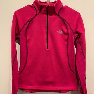 Pink North Face Running Pullover Jacket